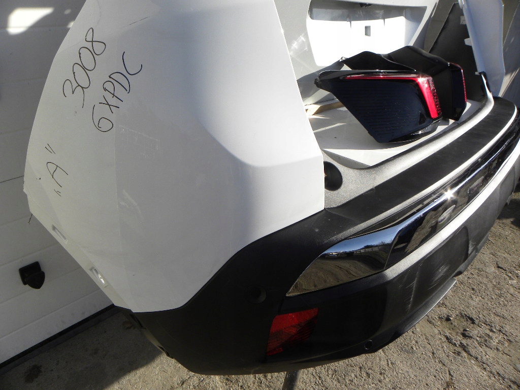 фото №5, Peugeot 3008 ii 2018 rok крышка багажника задняя, бампер задний