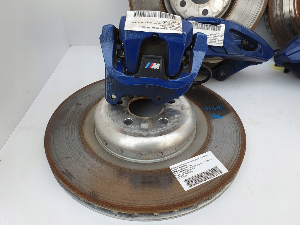 фото №4, Суппорты тормозные диски тормозные колодки bmw 8 g14 g15 m набор