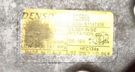 фото №4, Fiat punto ii 1.2 8v компресор кондиціонера, denso