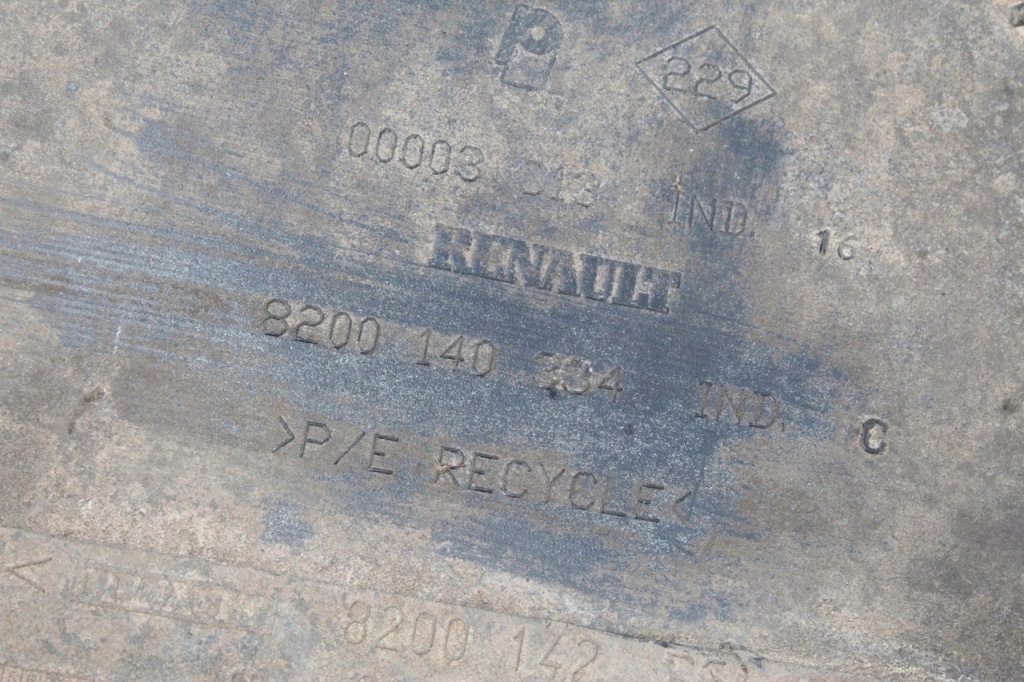 фото №8, Защита pod двигатель перед scenic ii 8200140334