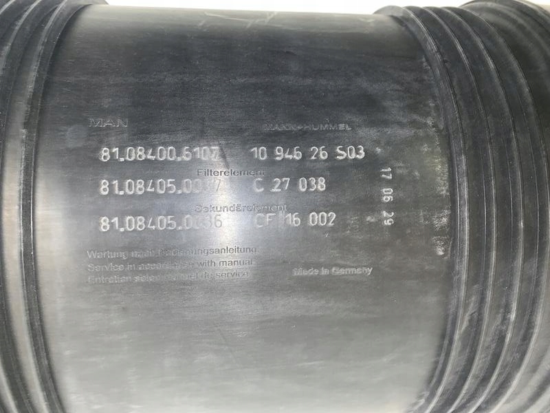 фото №4, Фільтр повітря корпус фільтра man tgs tgx euro 6