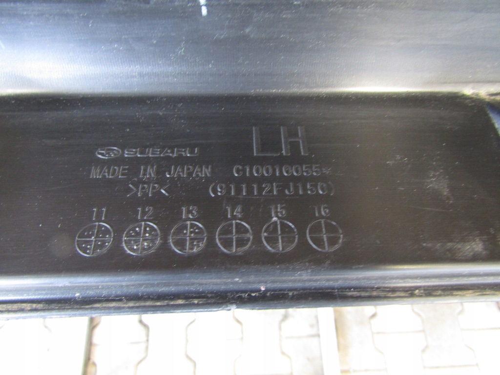 фото №8, Молдинг порог левая subaru xv crosstreck 11-