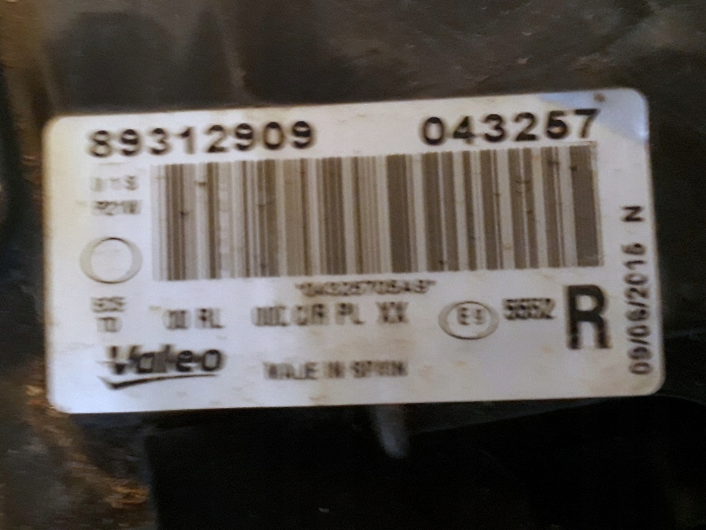 фото №9, Лампа права перед audi q7 07-09 043257 valeo niesk