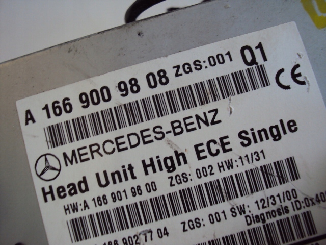 фото №7, Считыватель навигация mercedes ml w166 gl x166