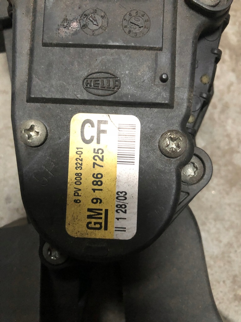 фото №1, Opel vectra c 1.9 педаль газу 9186725 cf