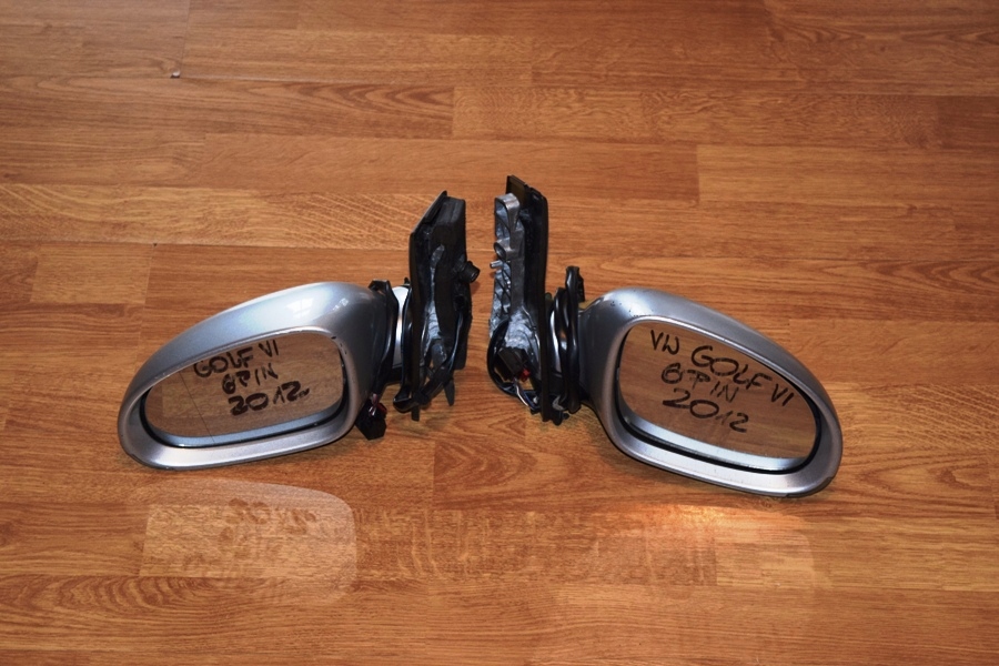 фото №1, Зеркало правое 6pin vw golf v 5 vi 6 plus r2012 eu