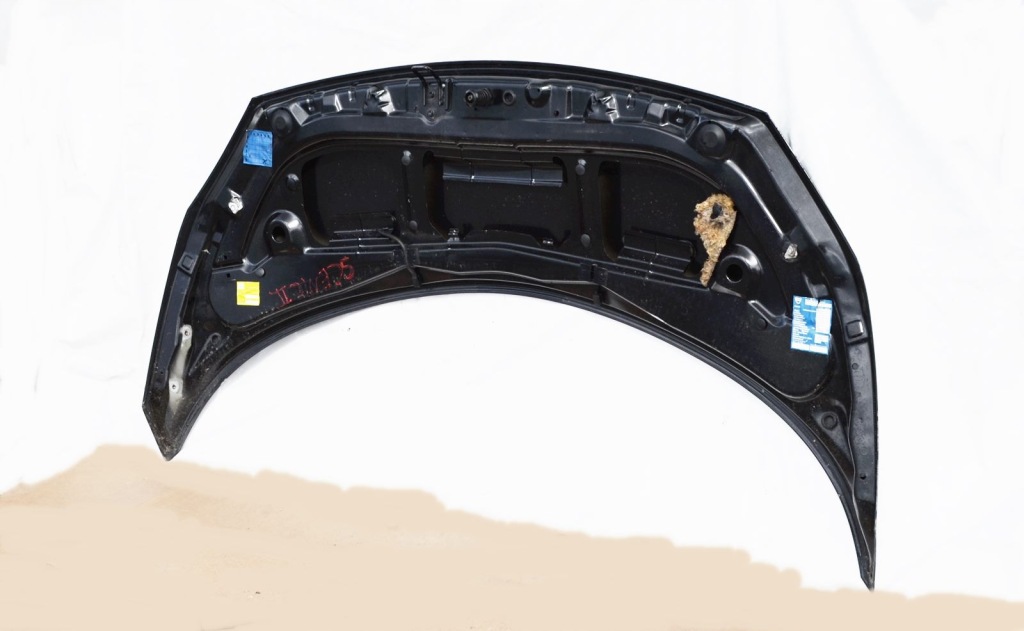 Renault scenic 2 капот крышка двигателя черная в Украине