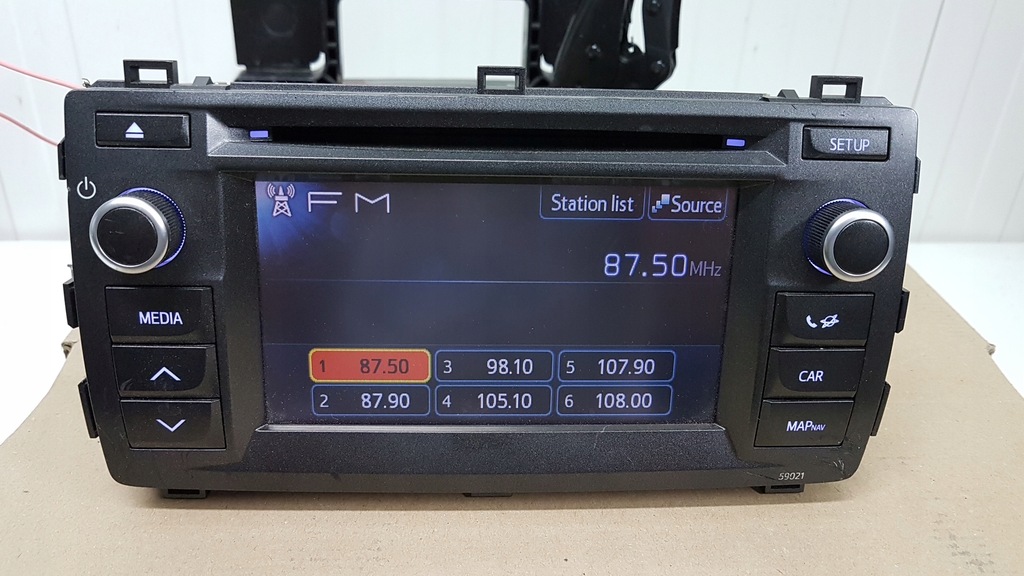 фото №2, Auris ii 12-15 дисплей монітор радіо cd mp3