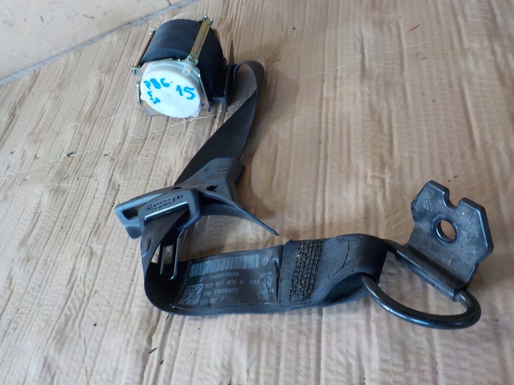 фото №5, Лівий задня pas безпеки vw passat b6 2005r