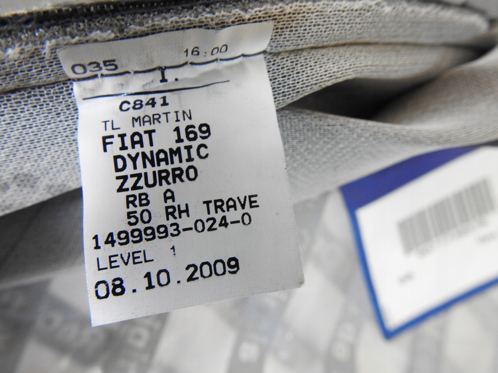 фото №6, Обшивка спинка сидіння правий sed-403 fiat panda ii