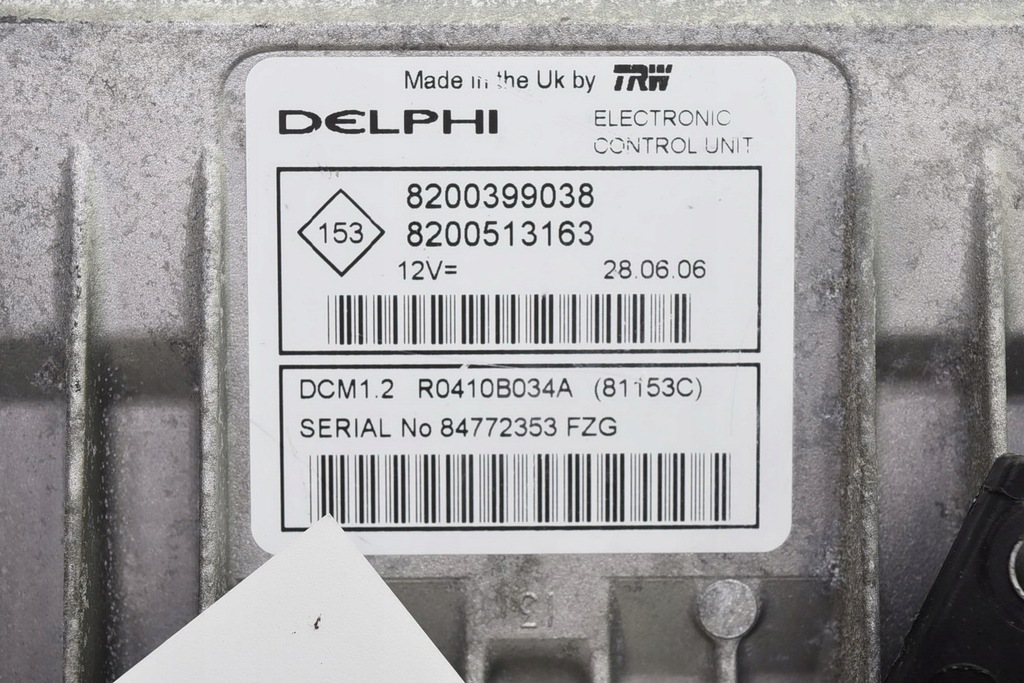 фото №7, Бортовий комп'ютер scenic ii 1.5 dci 8200399038 8200513163