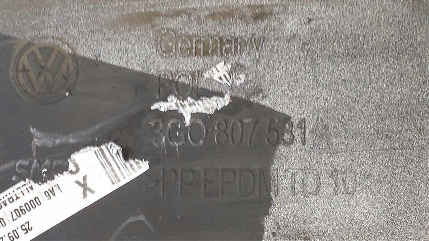 фото №9, Vw passat b8 alltrack спойлер перед 3g0807531