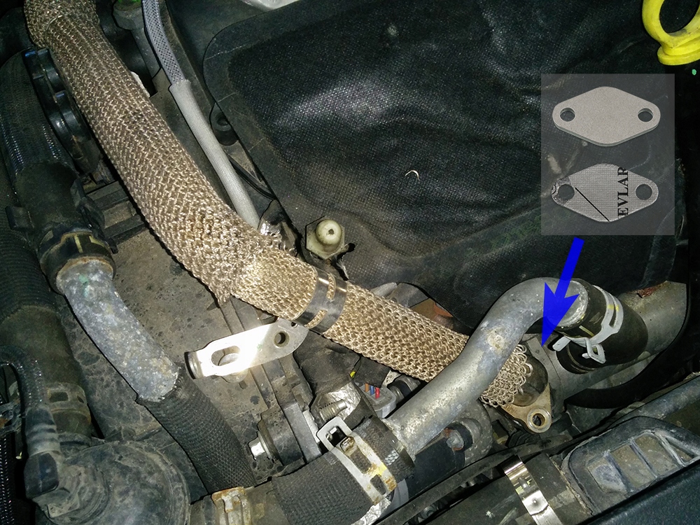 Заглушка egr land rover citroen psa 2.7 tdv6 hdi с Разборки