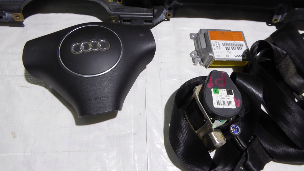 фото №4, Подушки безпеки панель приладів ремені audi a4 b6 b7 00-07 nieregener