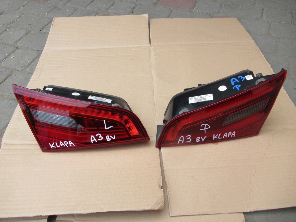 фото №1, Audi a3 8v sportback лампа w кришка права ліва