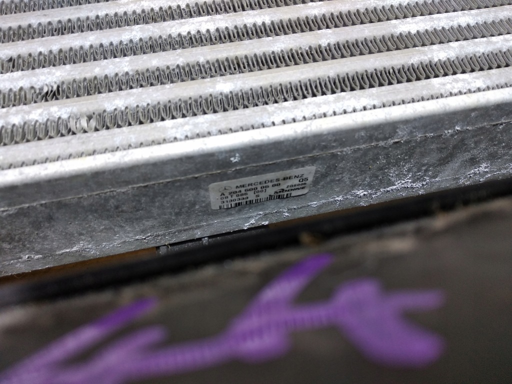 Mercedes c e klasa 204 212 радіатор інтеркулер Недорого