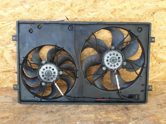 фото №4, Golf iv seat leon i cupra r 2.8 v6 вентиляторы корпус 1j0959455s