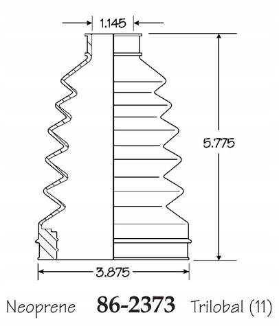 фото №1, Защита шарнир dodge durango dakota 2001-2004