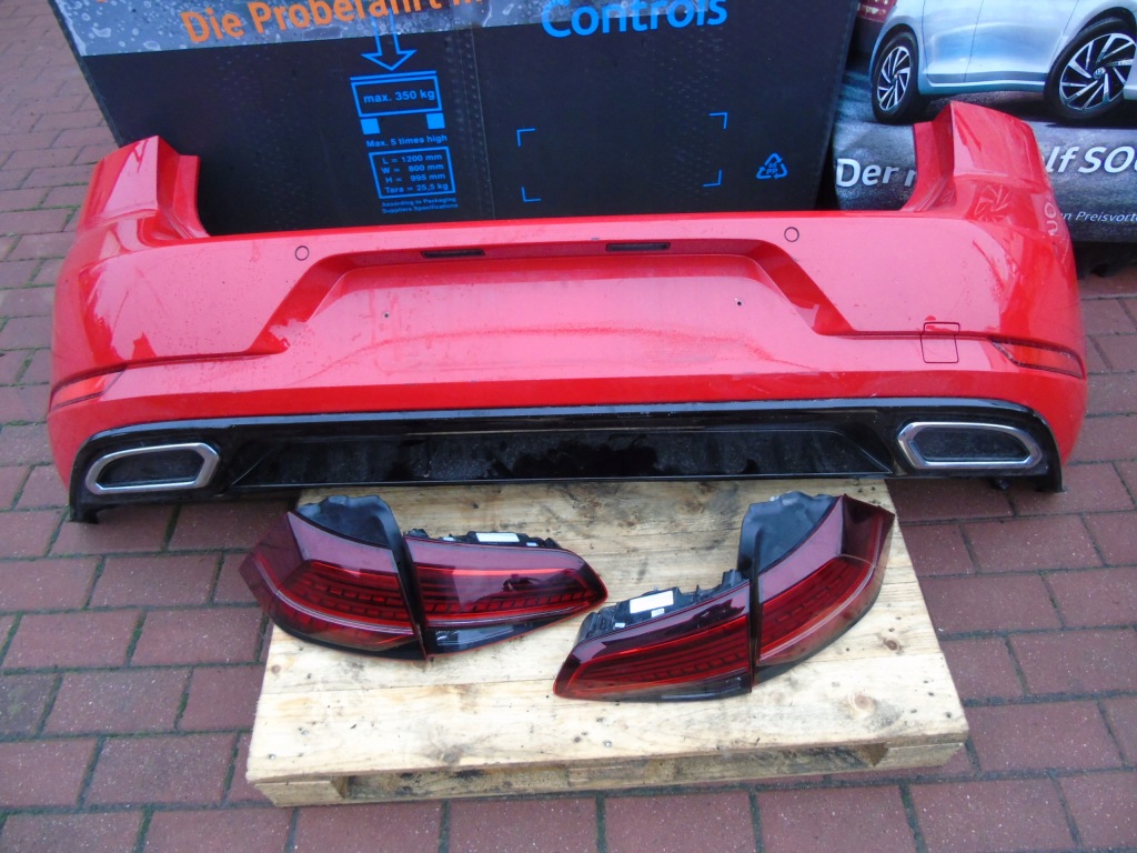 фото №1, Vw golf vii lift 16-20 r-line бампер задняя задний