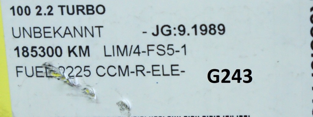Audi 100 c3 2.2 turbo коробка передач передач aps 185tys Зі Шроту