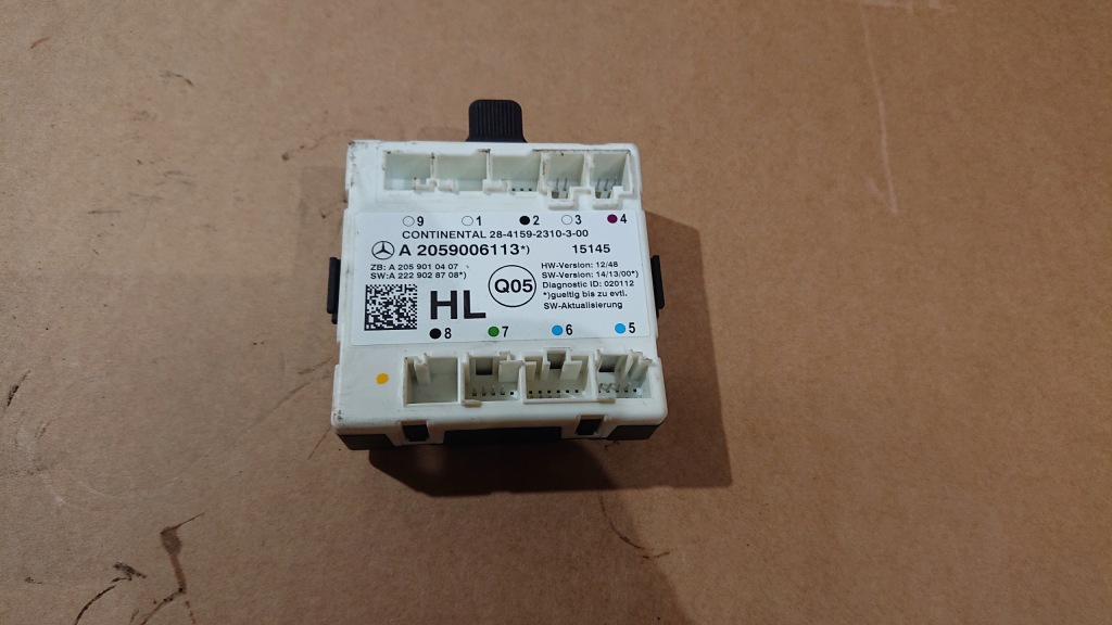 фото №1, Mercedes c-klasa w205 модуль дверь tanio