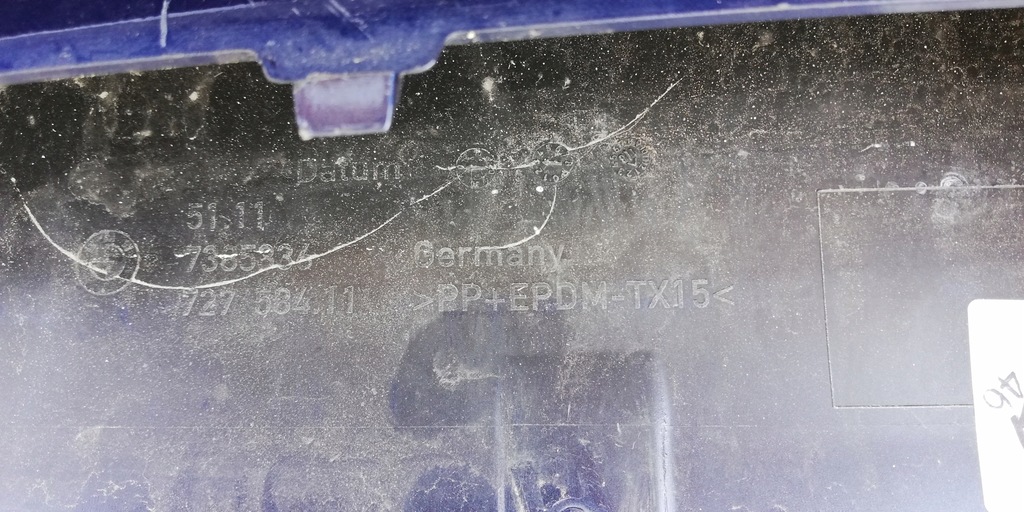 фото №8, Bmw 5 g30 g31 16- бампер передній перед