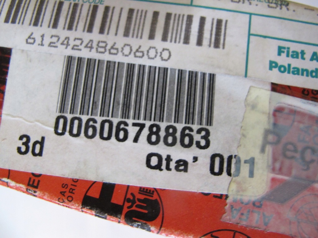 фото №7, Датчик датчик подушка безпеки alfa 156 2001 60678863 новий