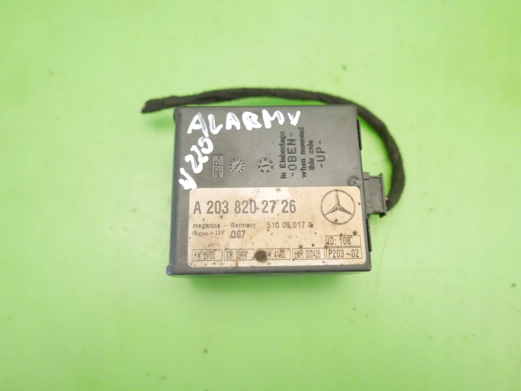 фото №1, Модуль блок управления сигнализация mercedes w220 s400 98-02