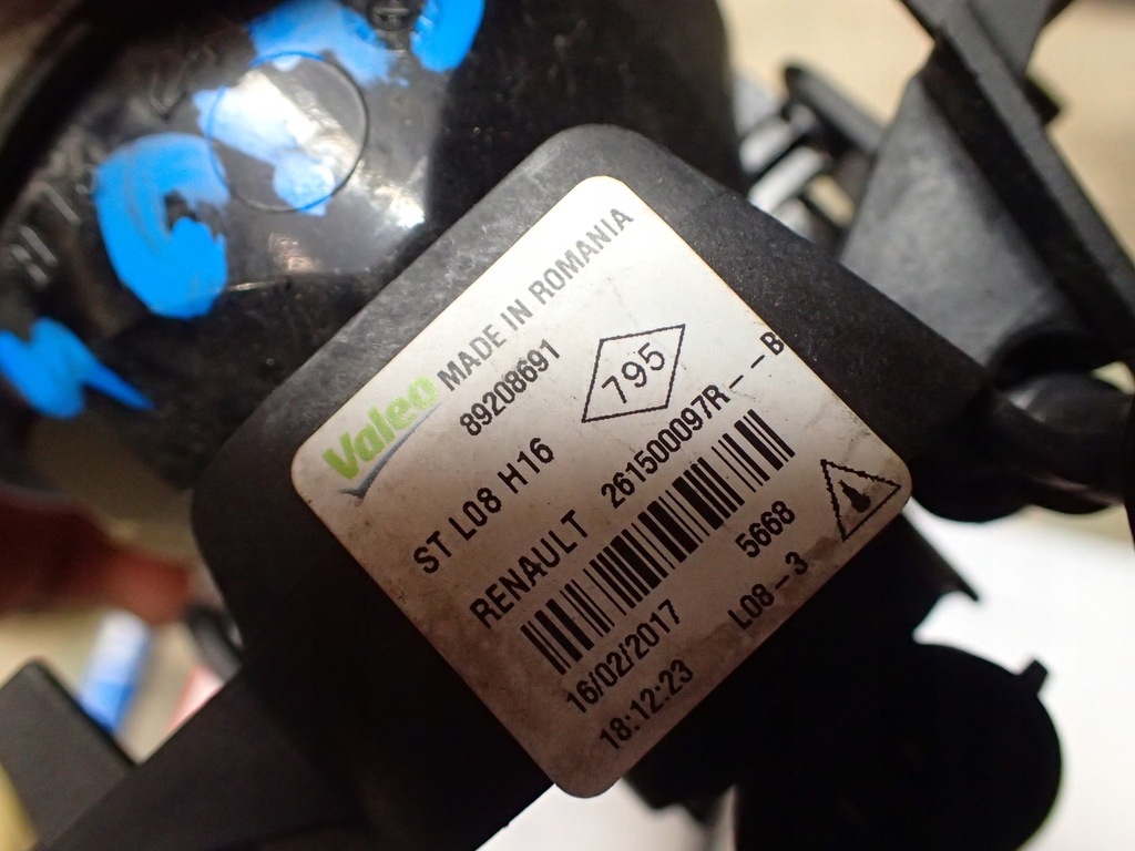 фото №2, Противотуманная фара renault clio iv 4