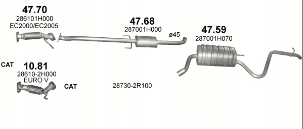 фото №6, Труба kia ceed hyundai i30 47.70