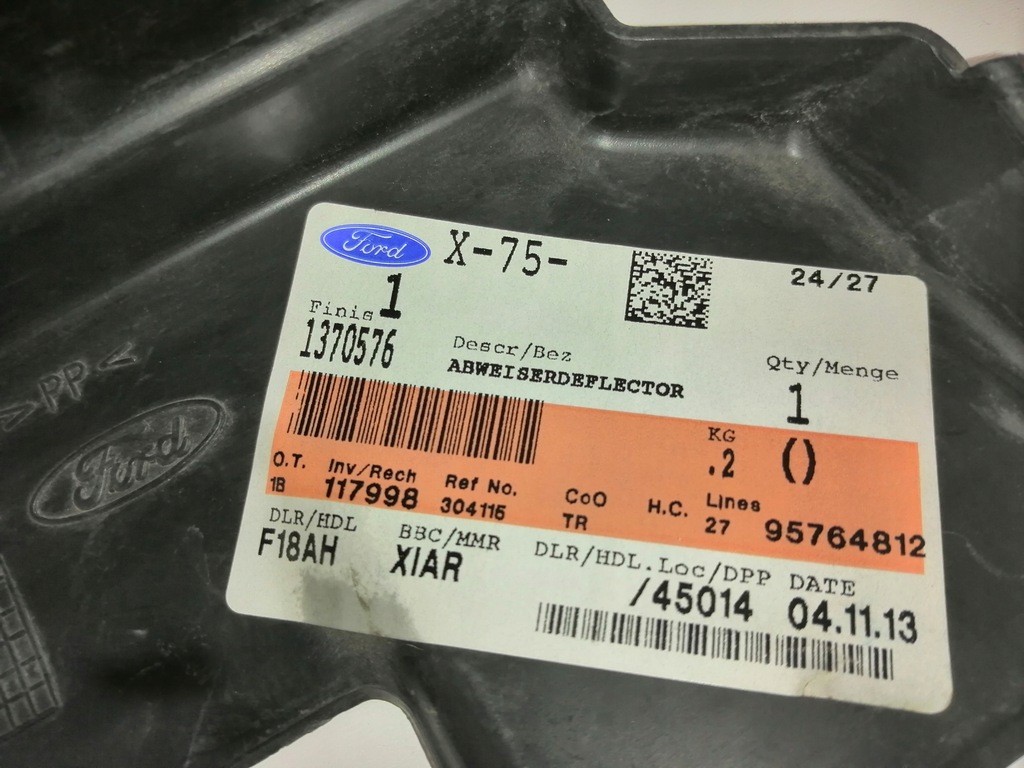 фото №5, Дефлектор правый радиатора ford transit 06- 1370576