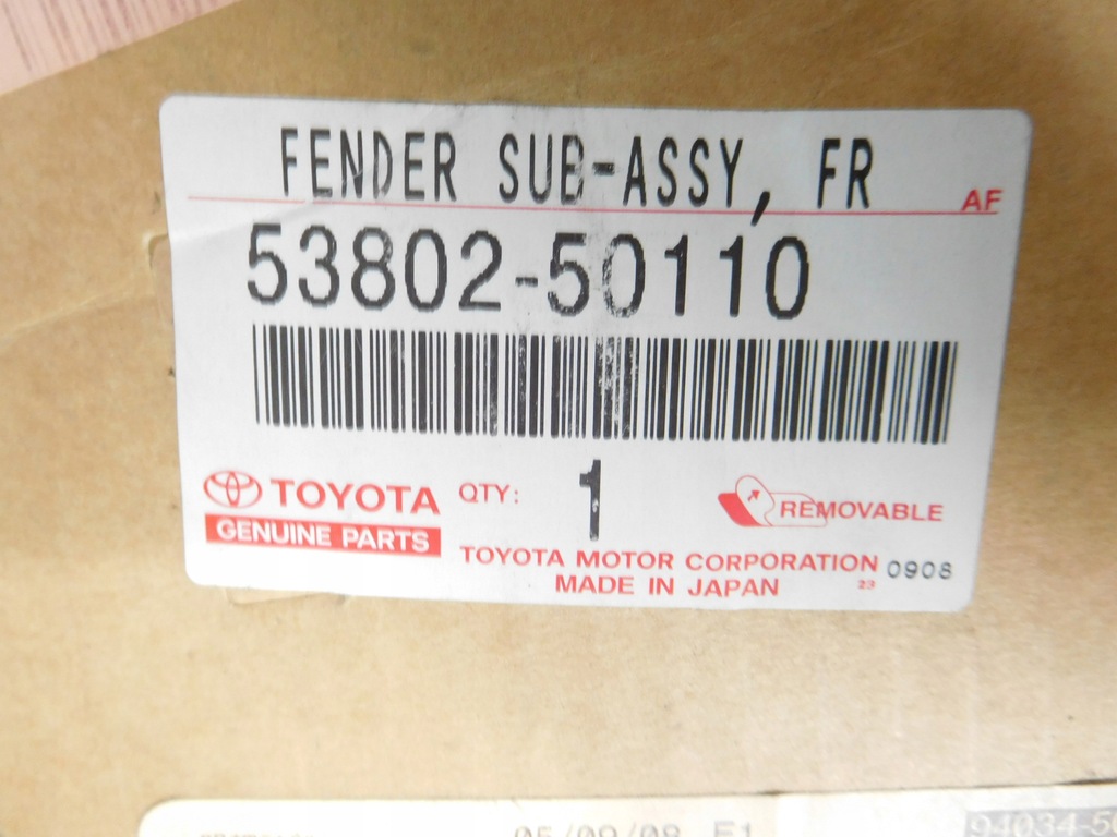 фото №11, Крила l toyota celsior ucf30 53802-50110 wgnioty