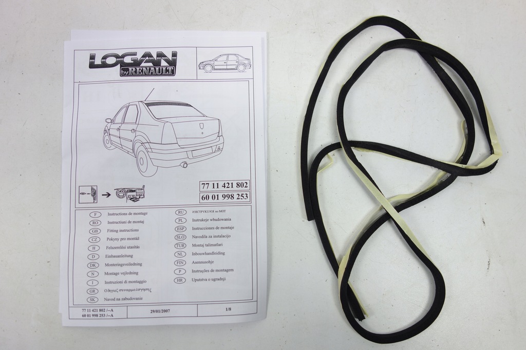 фото №5, Спойлер задний стекло dacia logan 04-08 7711421802