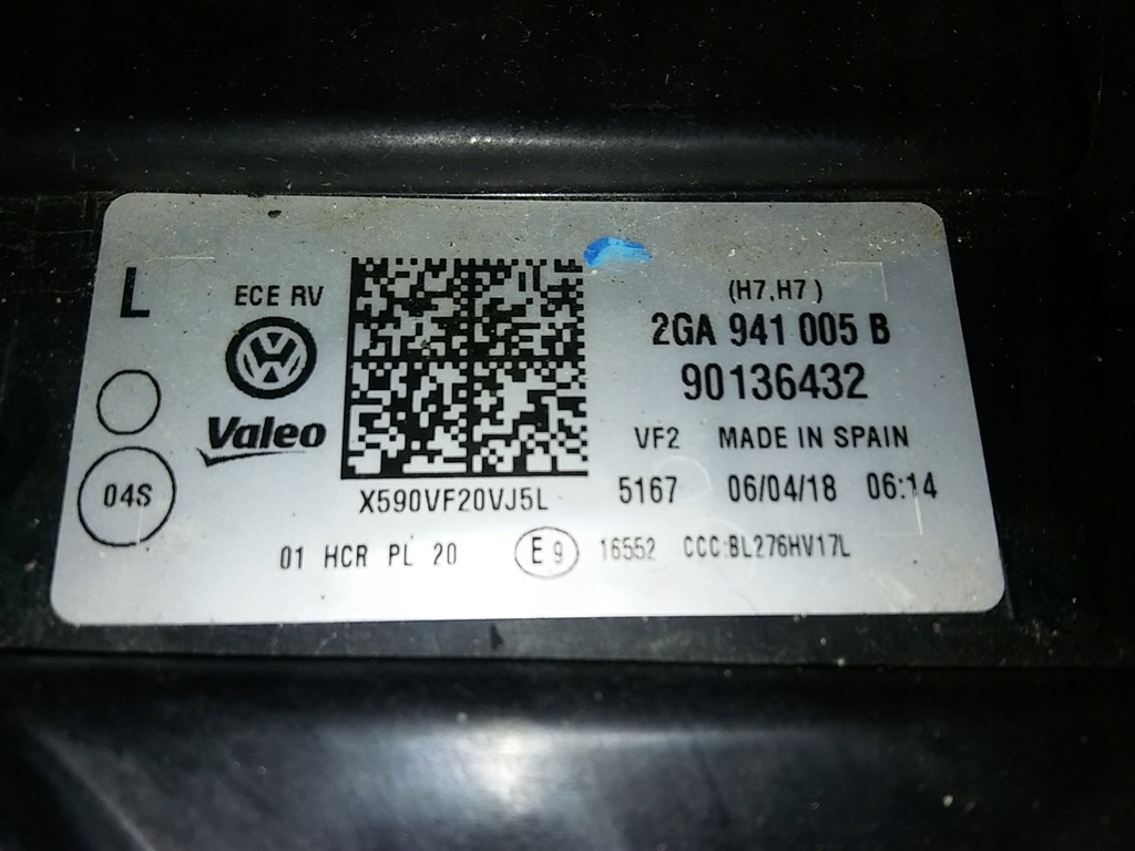 фото №2, Vw t-roc лампа ліва перед europa