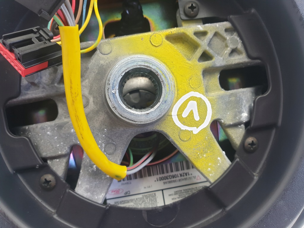 фото №13, Lincoln navigator 03-07 повітропровід подушка безпеки водія