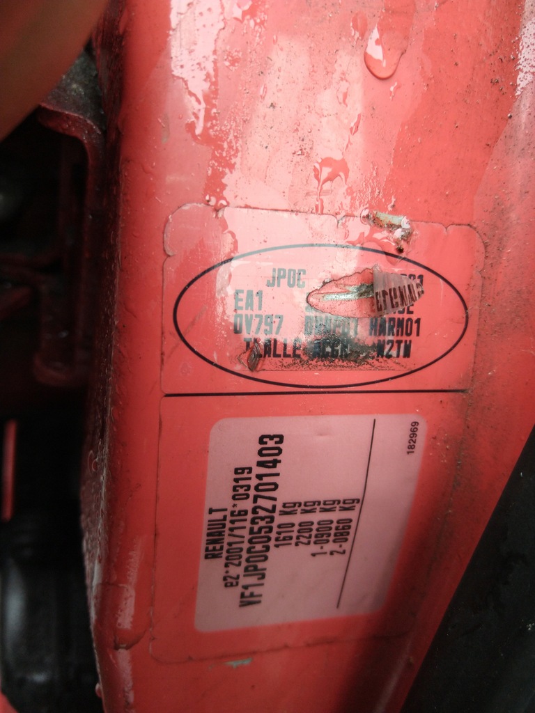 фото №6, Петля капот левый renault modus цвет ov797