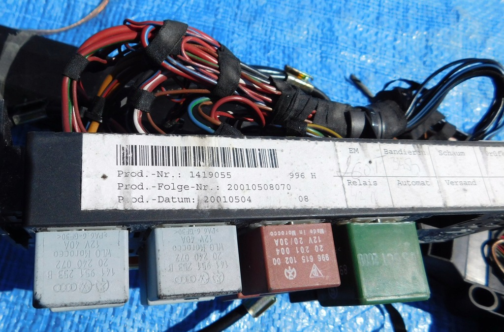 фото №7, Porsche 911 996 3.4 2001 lift жгут электропроводка europa 99661017000