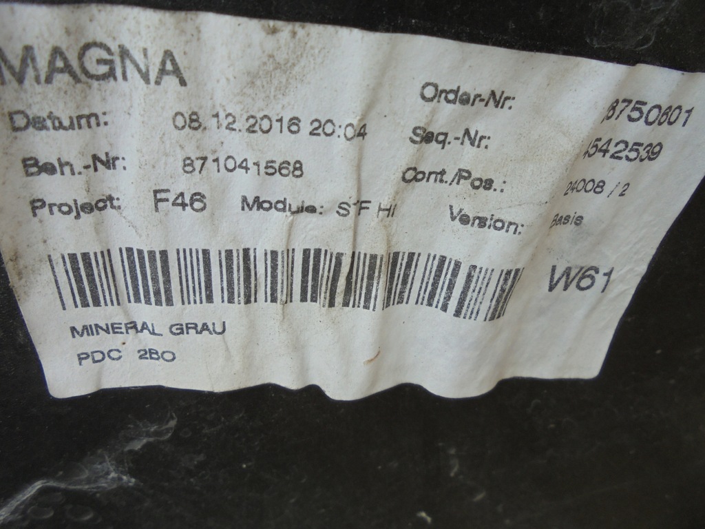 фото №6, Бампер bmw 2 f46 задняя задний