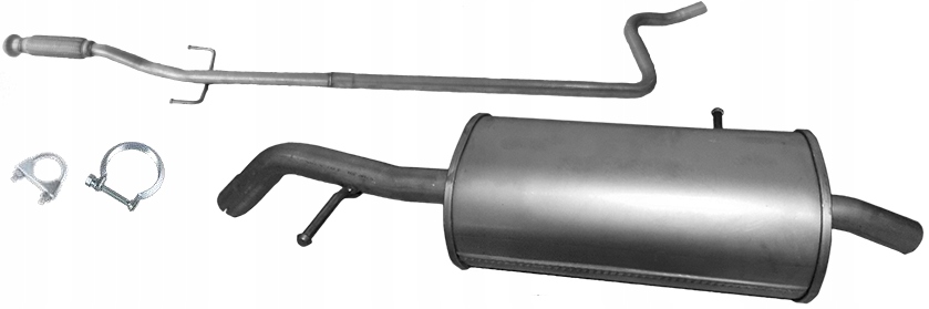 фото №1, Гаситель средний конечный peugeot 1007 1.4 d труба