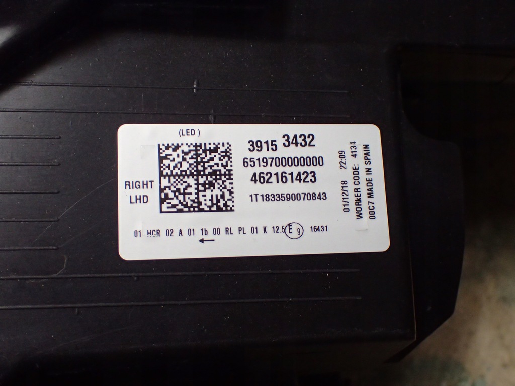 фото №2, Лампа перед правая opel crossland x full led