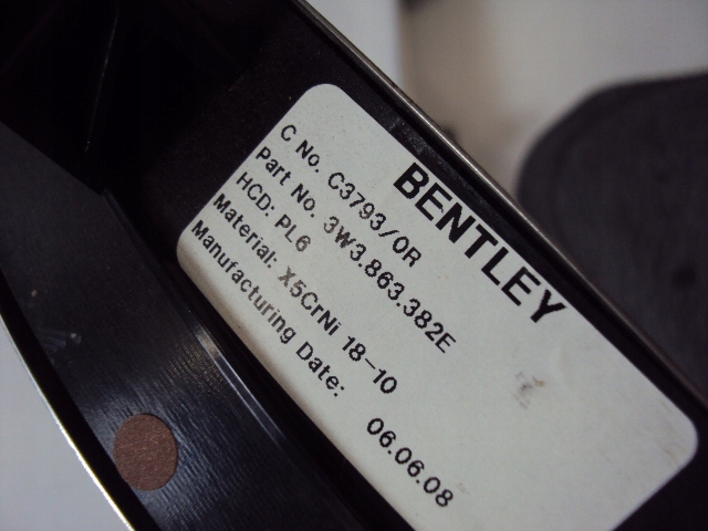 фото №6, Накладки пороговые bentley continental gt