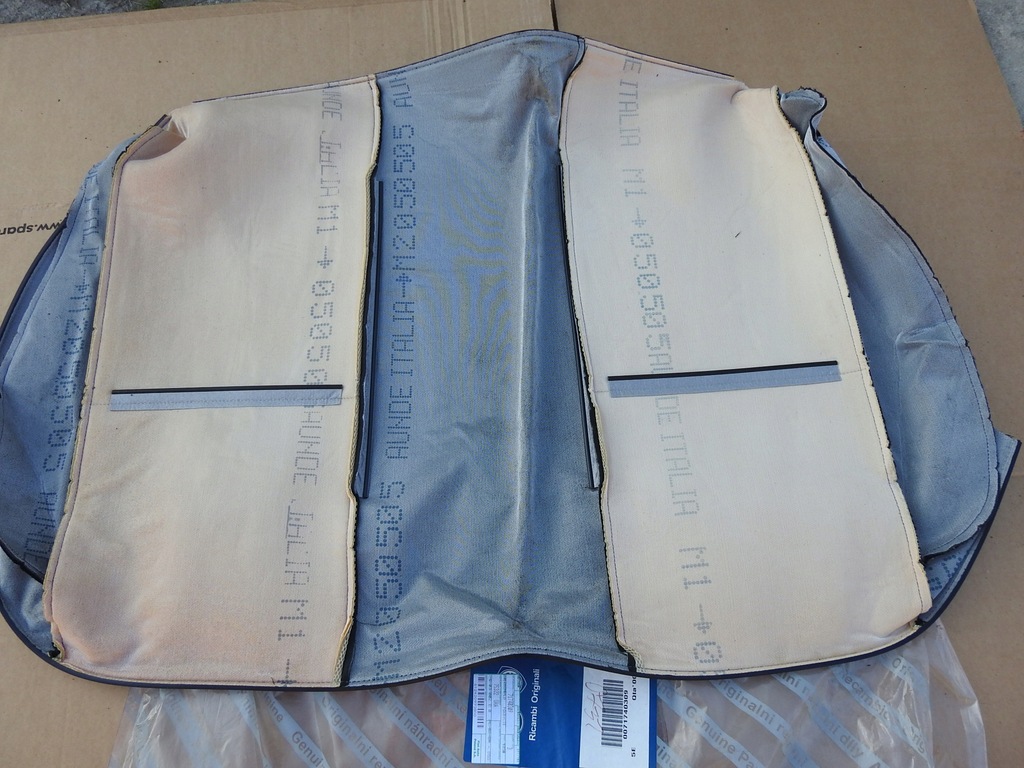 фото №6, Обшивка спинка сидіння fiat panda ii 4x4 чорні