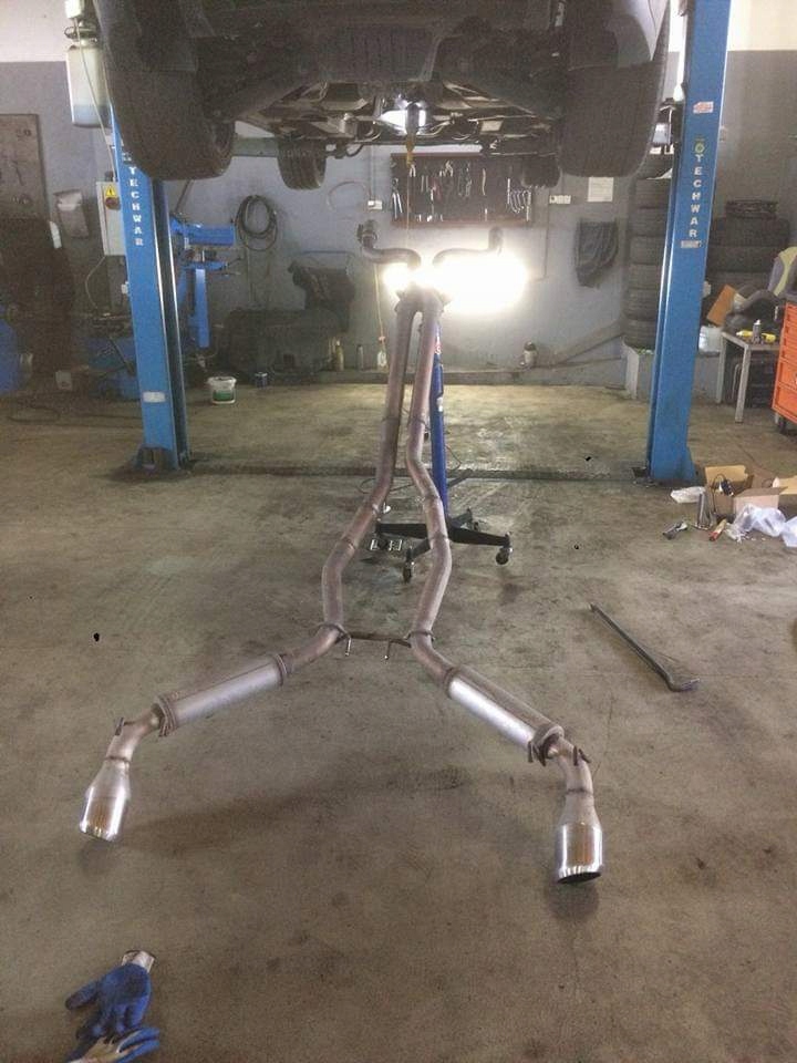 Электронная дроссельная заслонка выхлоп тюнинг 63mm 2,5" с Разборки