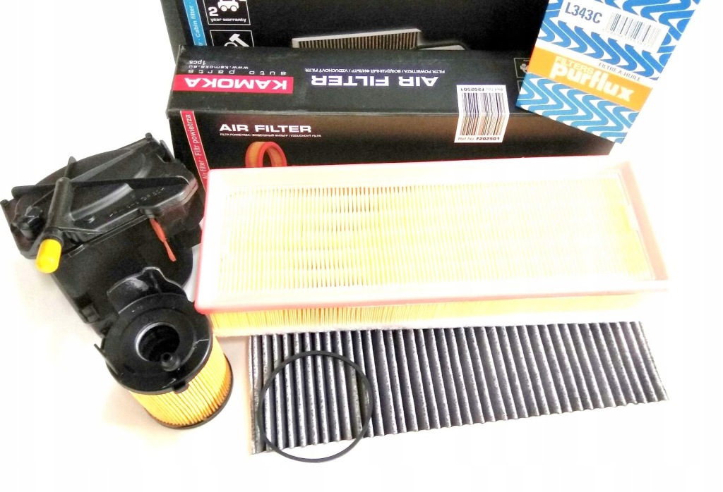 фото №1, Peugeot 1007 307 308 фильтры kpl 1,6hdi purflux zes