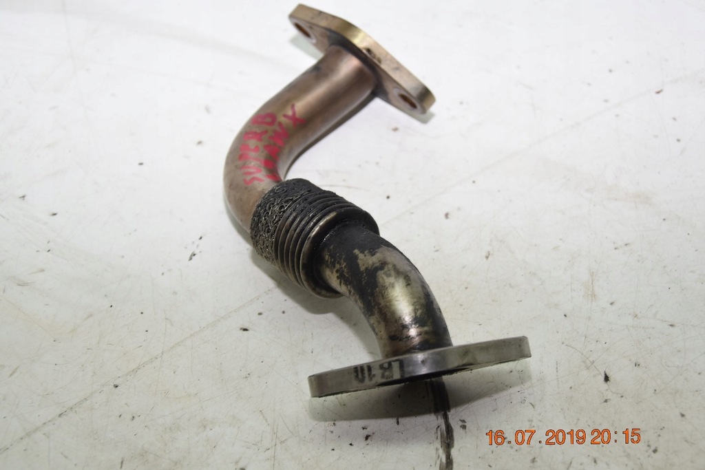 фото №3, Skoda superb 1 1.9 tdi avx трубка egr выхлопных газов