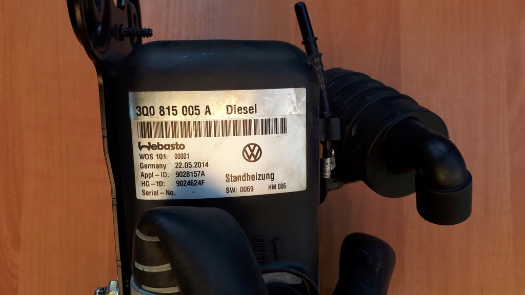 фото №7, Webasto 3q0815005a passat b8 superb evo дизель