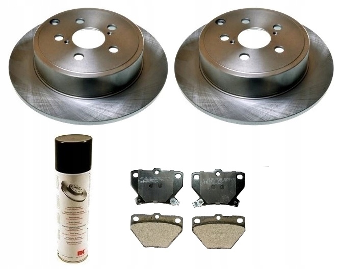 фото №1, Тормозные диски тормозные колодки toyota prius ii nhw20 2003-2009 задняя