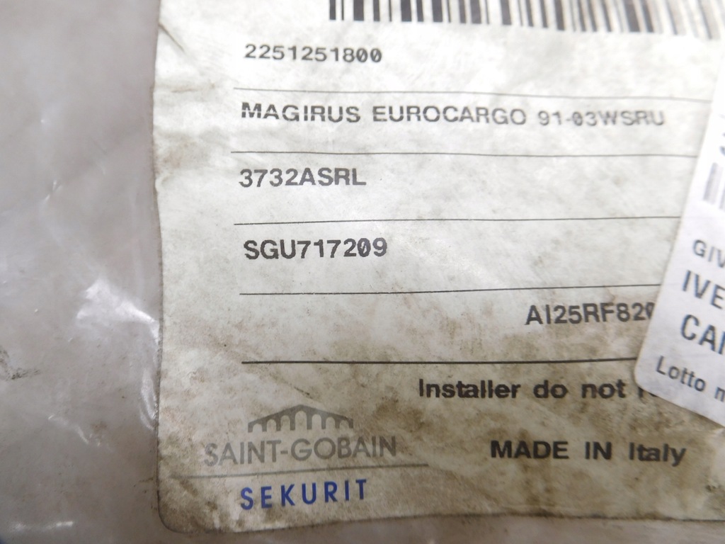 фото №7, Прокладка передней стекло iveco eurocargo 3732asrl