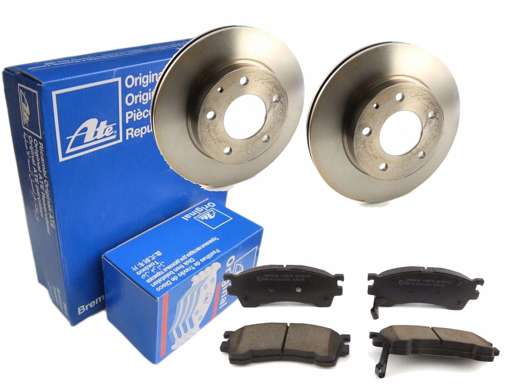 фото №1, Гальмівні диски + гальмівні колодки ate перед mazda xedos 6 626 iv v