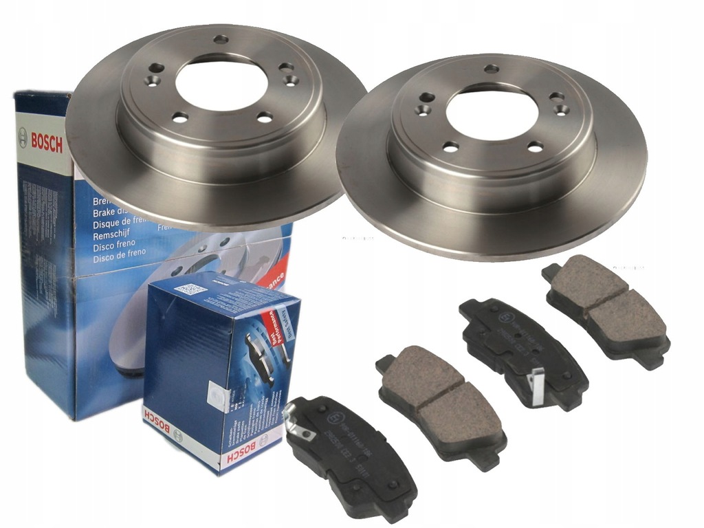 фото №1, Гальмівні диски гальмівні колодки bosch задня hyundai i30 ii veloster